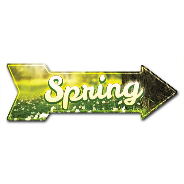 Spring Arrow Decal Funny Home Decor 36in Wide